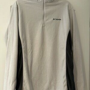Columbia mens 1/4 zip fleece size M